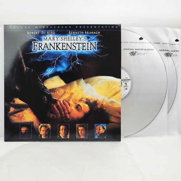 Mary Shelley's Frankenstein Laserdisc 1994 Deluxe Widescreen Dolby Surround NM - Picture 1 of 9